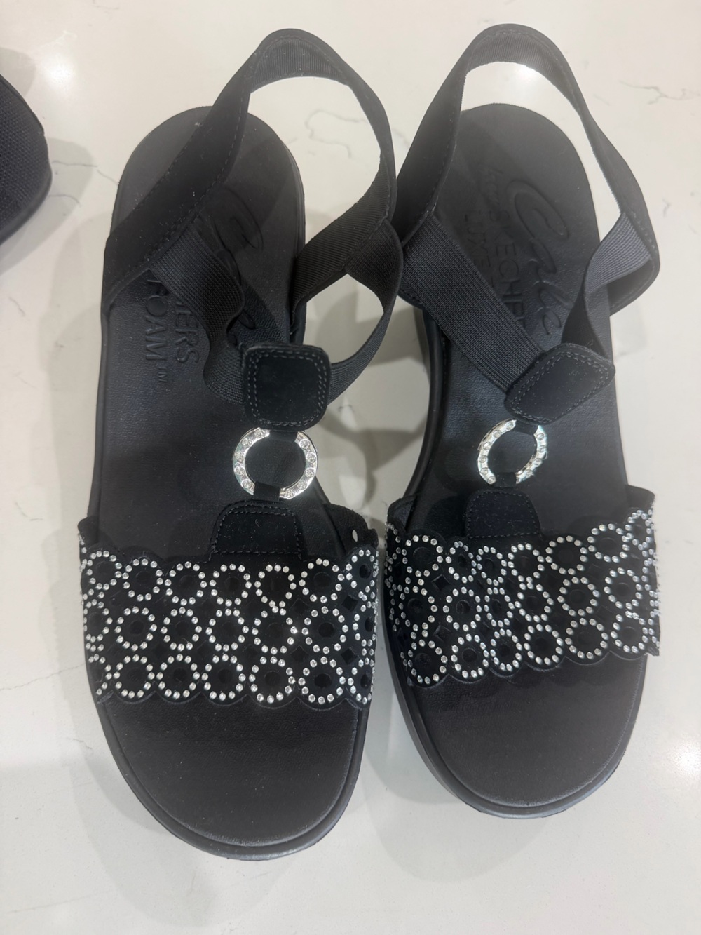Skechers Parallel Lite - Viral Queen Black Sandals